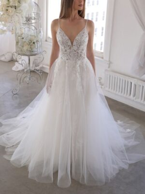 vestido de novia corte princesa