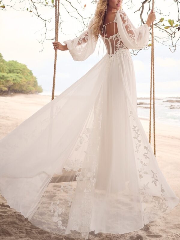 vestido romántico
