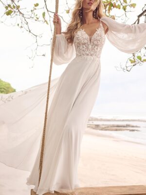 Vestido de novia corte A