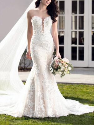 Vestido de novia sirena
