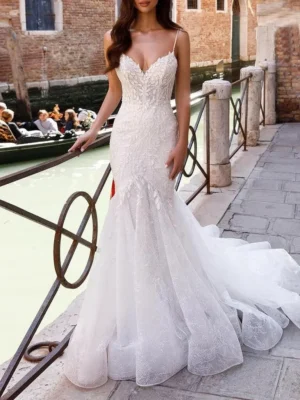 Vestido de Novia corte Sirena