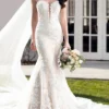 Vestido de novia sirena Doncella