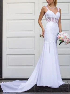 Vestido de novia sirena